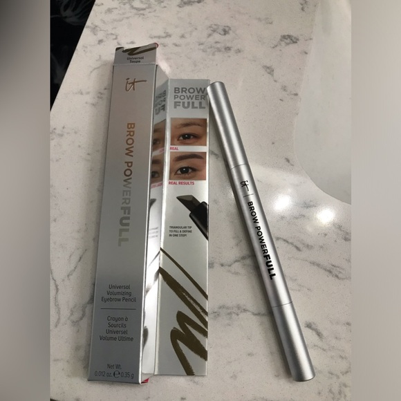 It Cosmetics Brow Powerful. 0.012 oz, new in box. Universal Taupe pencil - Picture 1 of 3